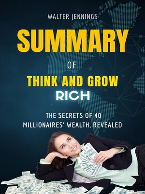 cover image of SUMMARY  OF  Think and Grow Rich